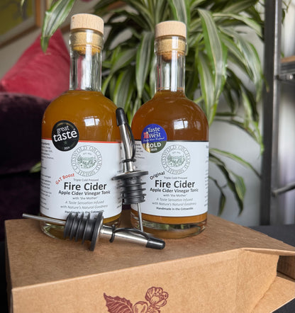 Fire Cider Gift Set | 2 Bottles Of Handcrafted Apple Cider Vinegar Tonic