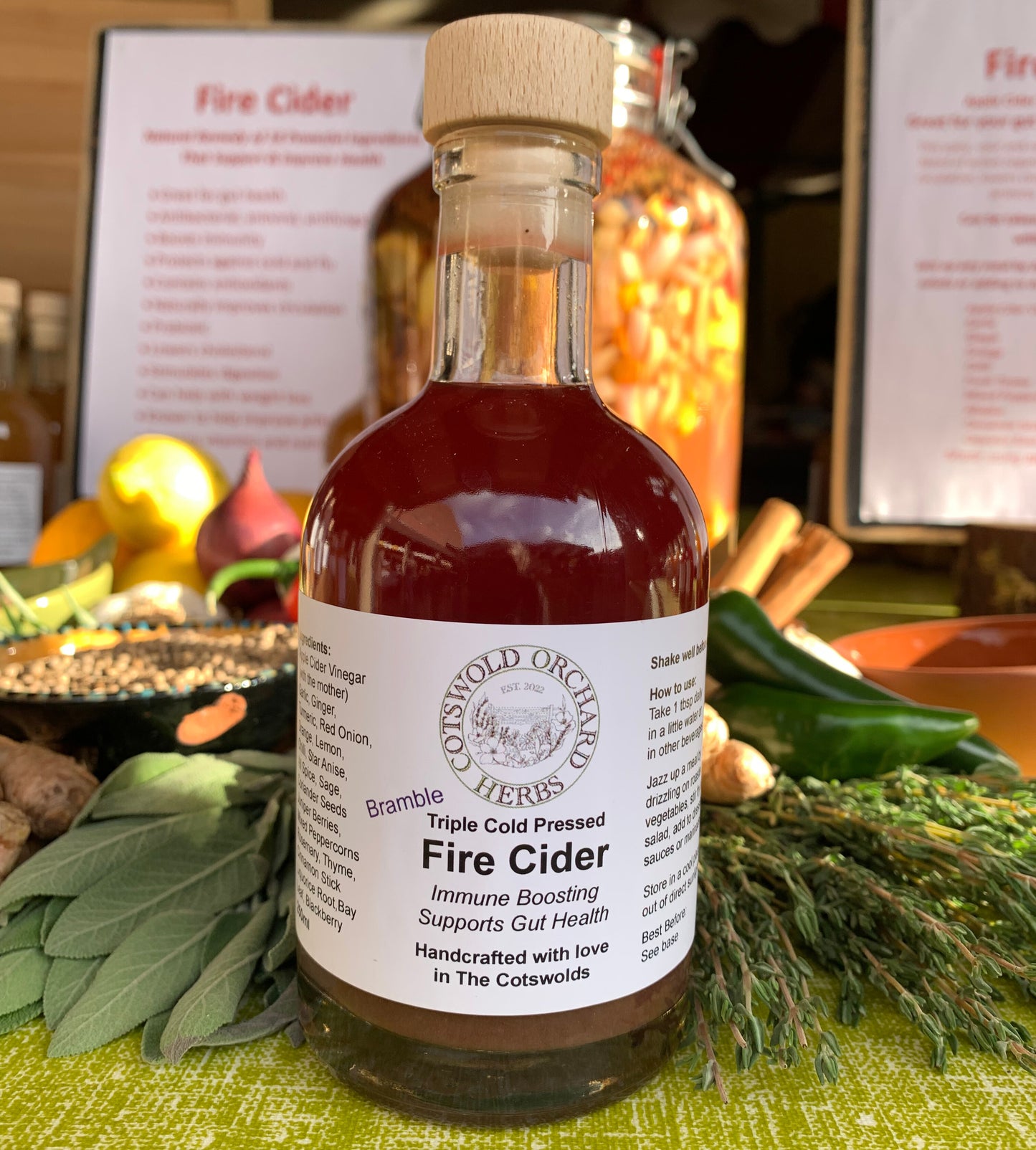 Bramble Fire Cider 250ml - LIMITED EDITION WINTER TONIC